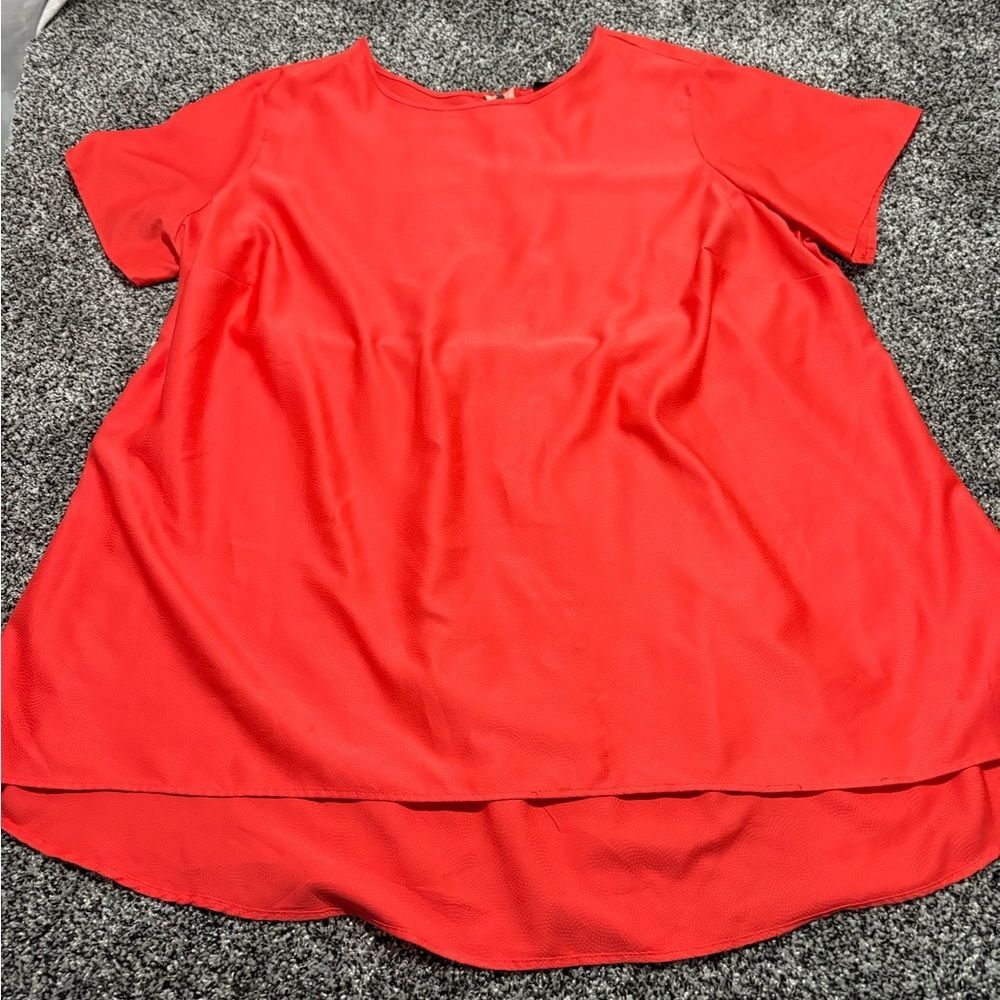 Apt. 9 Women's coral Top size 2x